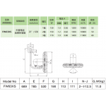 Wington 榮通 FW63XS 25吋外置電容掛牆風扇 (疏網/至尊系列)